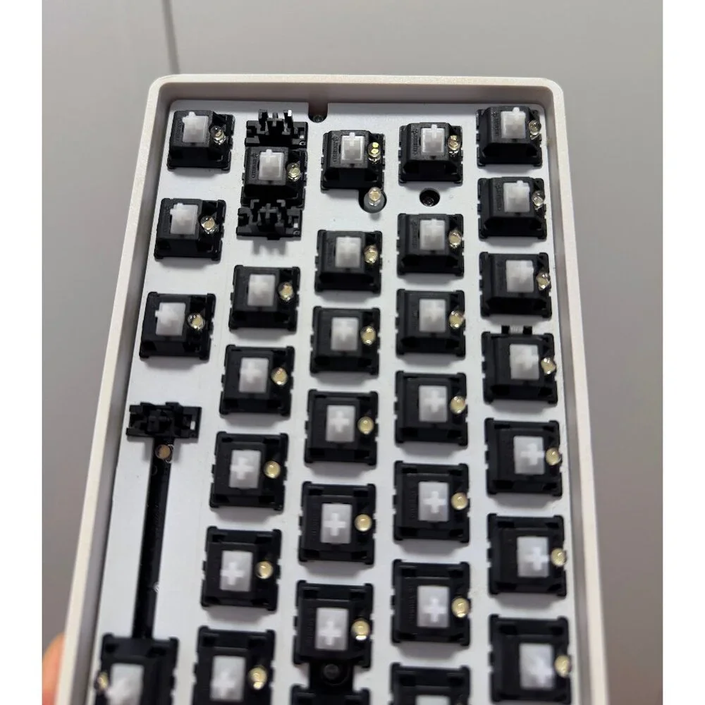 Poker II 2 60% White Mechanical Keyboard Cherry MX Clear White LEDs Backlit PBT